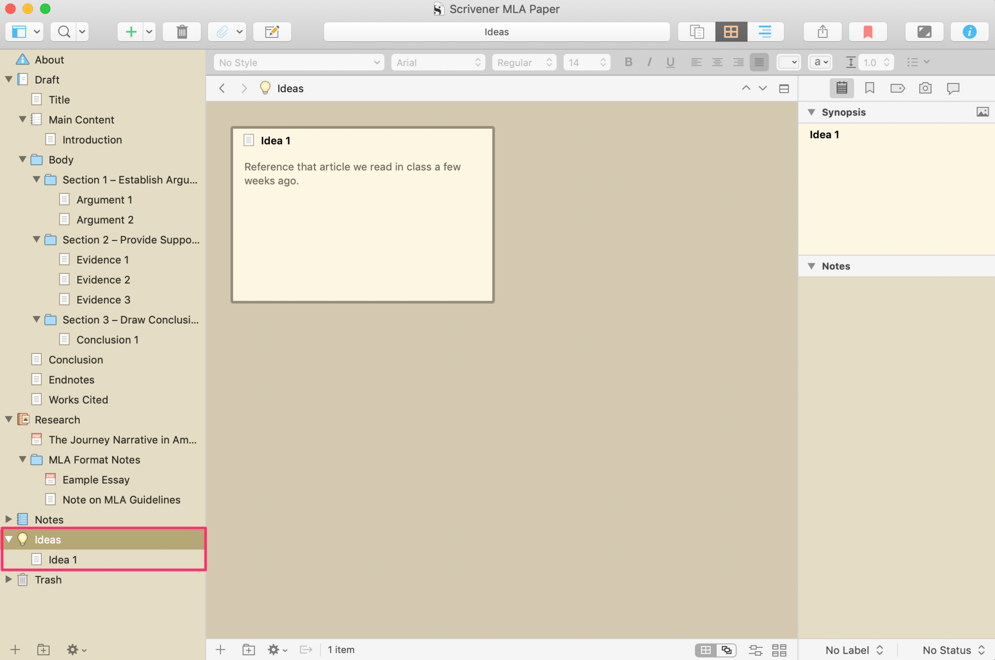 scrivener windows default font best